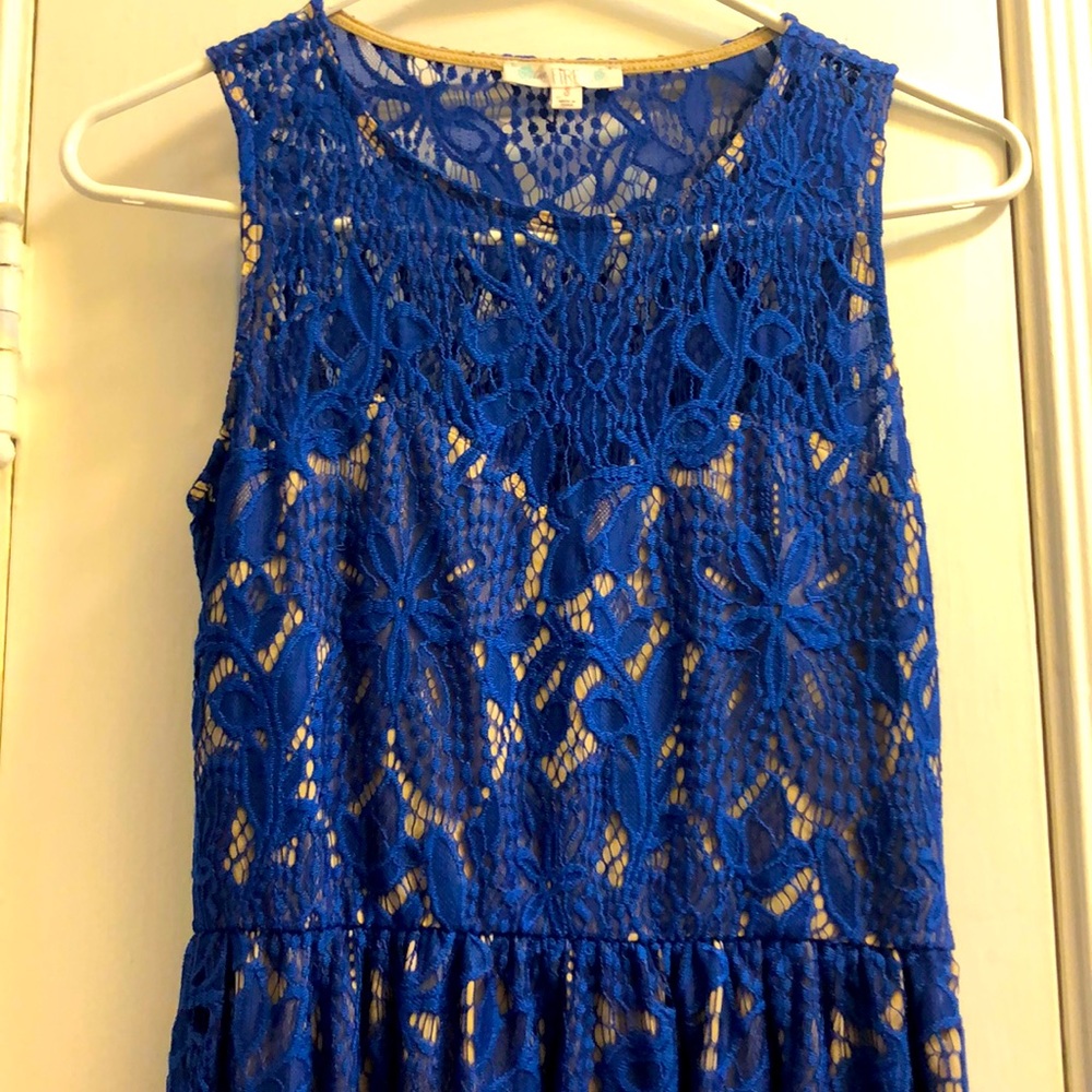 Lacey Blue Dress